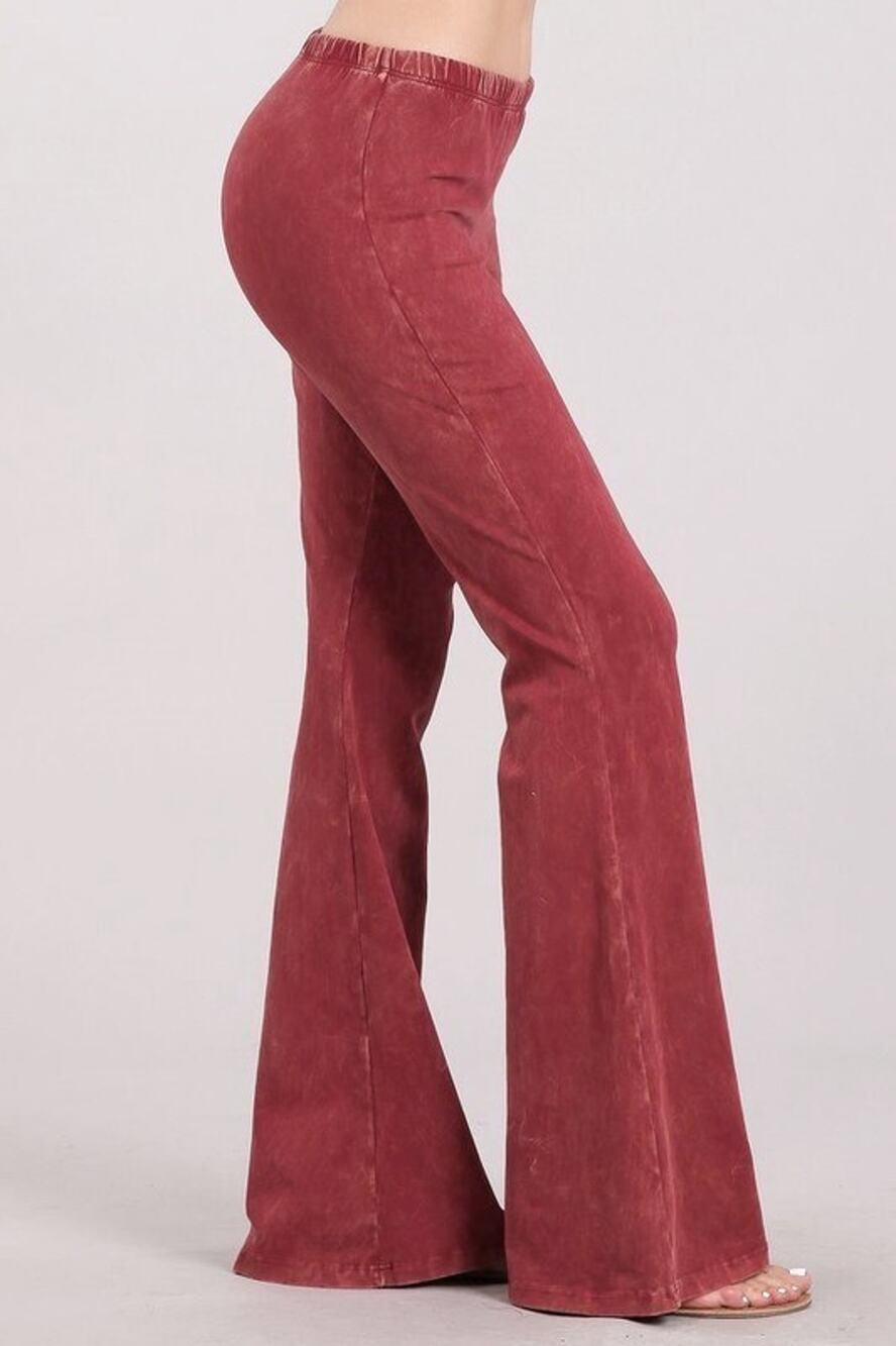 Chatoyant Mineral Wash Bell Bottoms Burnt Clay Medium